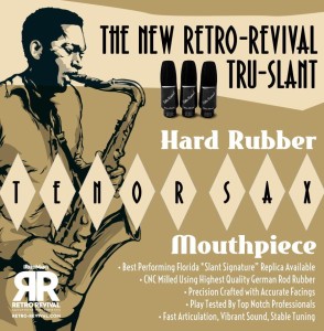 RETRO REVIVAL Tru Slant 7* - "Tru-Slant" - Replica 50' Otto Link Tone Edge - mouthpiece for tenor saxophone