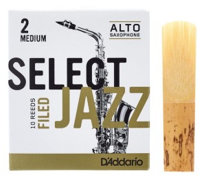 D'ADDARIO SELECT JAZZ FILED - reed for alto saxophone 2M