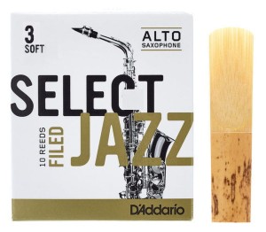 D'ADDARIO SELECT JAZZ FILED - reed for alto saxophone 3S