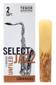 D'ADDARIO SELECT JAZZ UNFILED - reed for tenor saxophone 2S