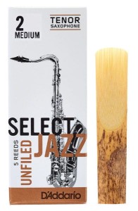 D'ADDARIO SELECT JAZZ UNFILED - reed for tenor saxophone 2M