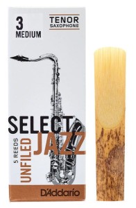 D'ADDARIO SELECT JAZZ UNFILED - reed for tenor saxophone 3M