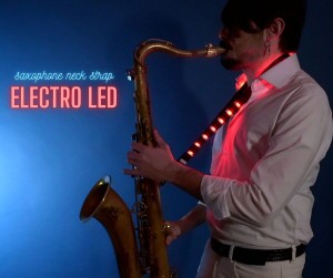SLAVIK MUSIC ELECTRO LED - saxophone neck strap with led light