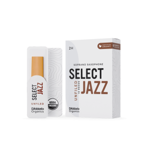 D'ADDARIO SELECT JAZZ UNFILED ORGANIC - stroik do saksofonu sopranowego 2H