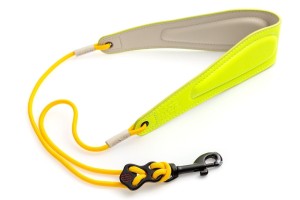 SLAVIK MUSIC "COMFORT II" - saxophone neck strap - NEON YELLOW - T/B