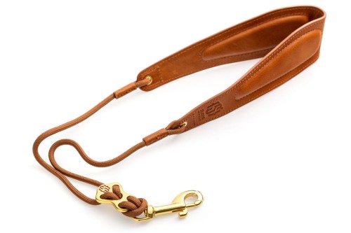 1. Slavik Music Comfort II - pasek do saksofonu - BRĄZOWY.jpg