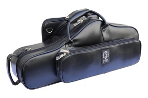 SLAVIK MUSIC - leather case for alto saxophone (BLACK)