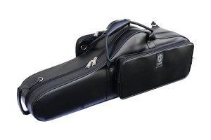 SLAVIK MUSIC - leather case for tenor saxophone (BLACK)