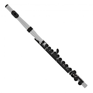 NUVO Student Flute 2.0 - flet - srebno/czarny
