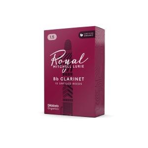 D'ADDARIO ROYAL MITCHELL LURIE ORGANIC - stroik do klarnetu Bb - 1,5